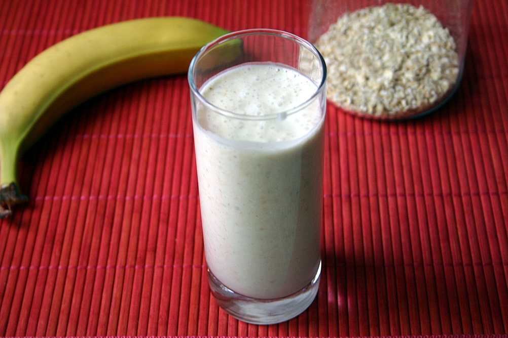 Smoothie Banane et flocons d'avoine - Pour une vie saine - Coach