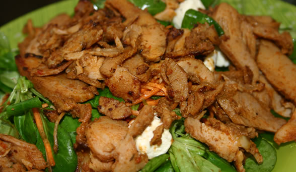 recette de salade poulet saine pour perdre du poids