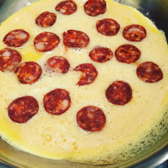 omellette-chorizo
