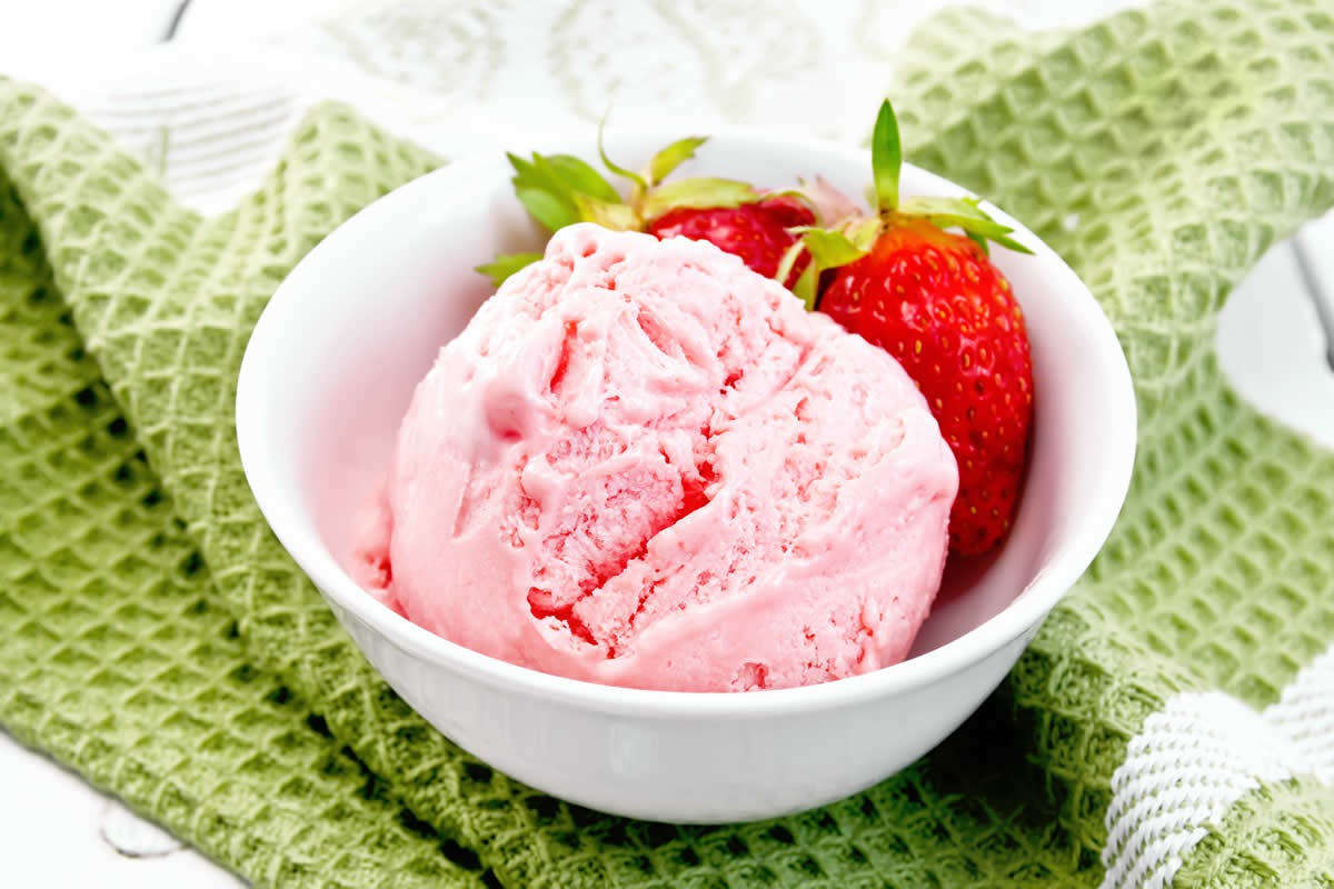 glace minceur fraise