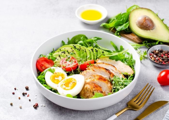 repas RSF équilibré protéines légumes bonnes graisses profil insuline repas RSF équilibré protéines légumes bonnes graisses profil insuline